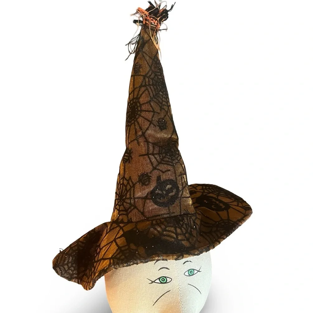 Halloween Witch Soft Sculpture Shelf Sitter by Joe Spencer
